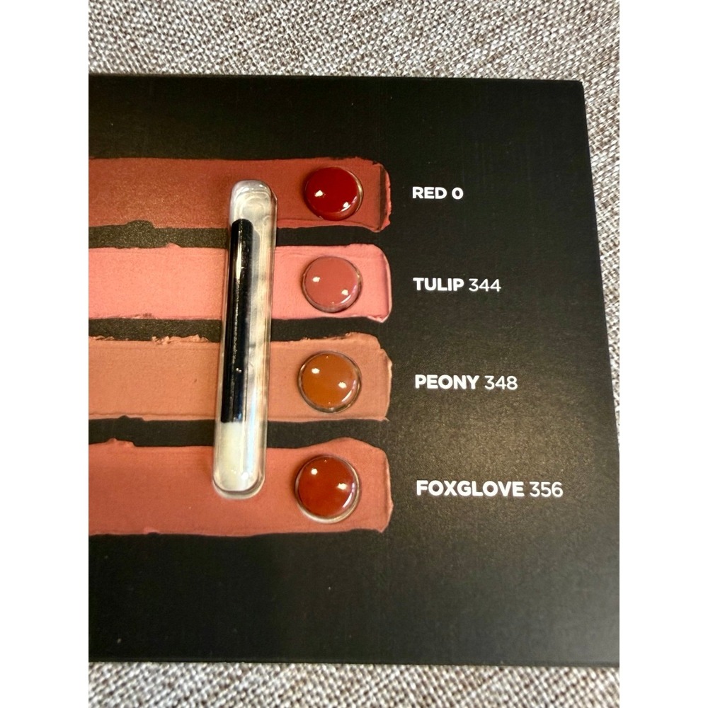 6 Hourglass Unlocked Soft Matte Lipstick Sample Cards New 24 Total Shade Samples - Picture 3 of 7